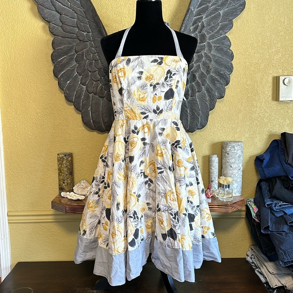 Reitmans Floral Print Halter Top Dress